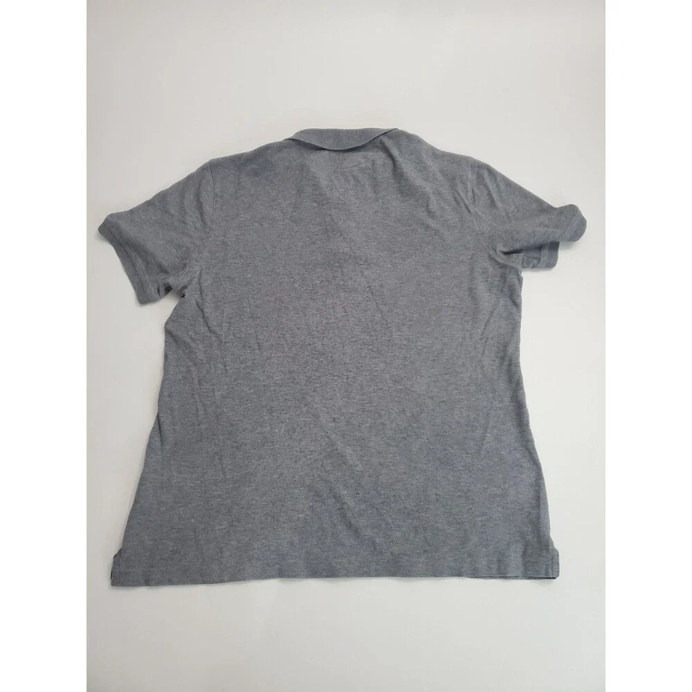 Banana Republic Men's‎ Short Sleeve Luxury Fit Casual Polo Shirt, Gray, Medium